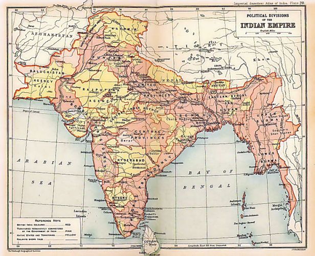 India in 1909
